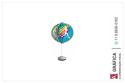 Flagball Tecido 100 Poliester   10g 383x130 4x0 1 Un