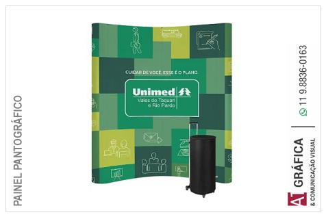 Painel Pantográfico 190 x 230 cm com Impressão