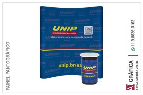 Painel Pantográfico 190 x 230 cm com Impressão - Case Personalizado