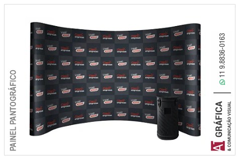 Painel Pantográfico 400 x 230 cm com Impressão